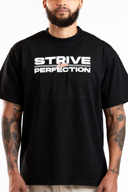 Strive for Perfection - Block Print T-Shirt