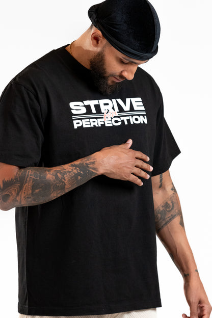 Strive for Perfection - Block Print T-Shirt