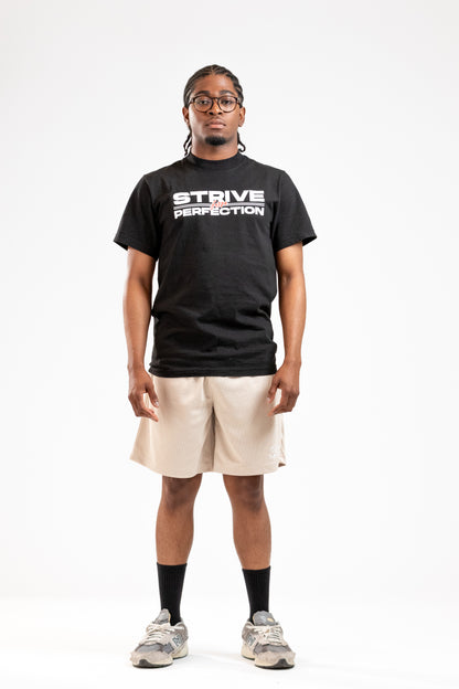 Strive for Perfection - Block Print T-Shirt